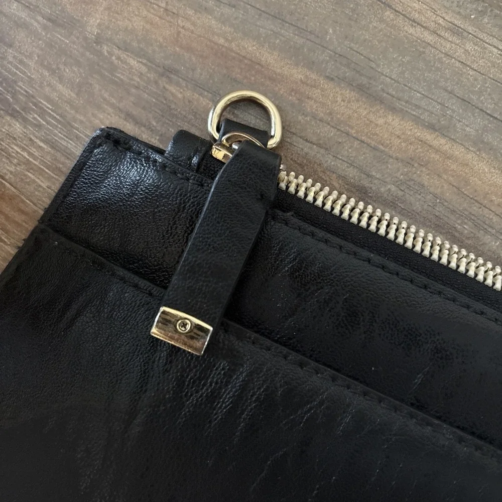 Calvin Klein‎ Leather Clutch Purse Black 12